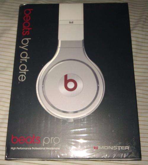 Beats Pro **White** Monster Beats by Dre, Brand New, Sealed in Box!