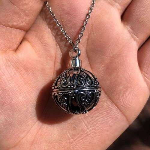 The Stainless Steel Antique Keepsafe Urn Necklace