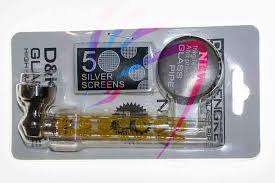 NEW LISTING!!! UPGRADED VERSION - G&K HIGH QUALITY GLASS SMOKING PIPE WITH 5 SILVER SCREENS