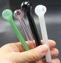 CRYSTAL CLEAR BLUE ALL NEW LOLLY PIPES CUSTOM MADE WITH THICK & DURABLE GLASS