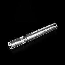 PYREX GLASS CHILLUM PIPE - ONE HITTER SMOKING TUBE