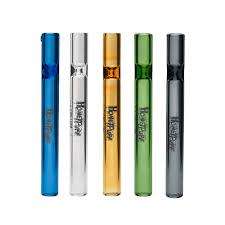 PYREX GLASS CHILLUM PIPE - ONE HITTER SMOKING TUBE
