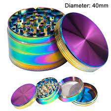 COLOURFUL 4 PIECE MAGNETIC METAL GRINDER
