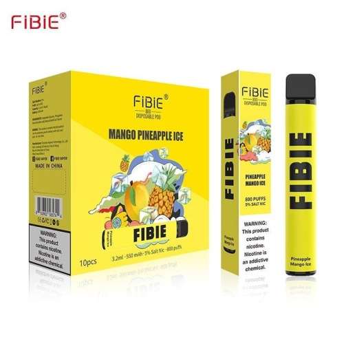 FIBIE Rechargeable in 7 exciting flavours( SEE BELOW )  800 Puffs Disposable Vape