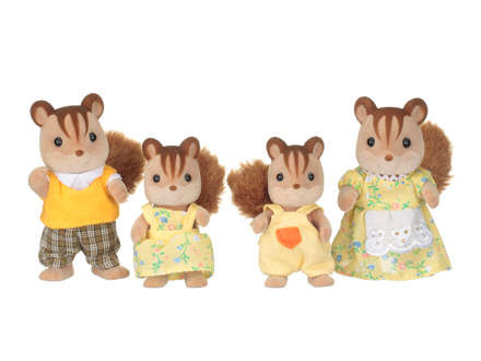 Sylvanian Families Walnut Squirrel Family