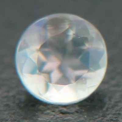 Natural Mined Rainbow Moonstone Round 3mm  0.115cts