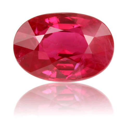 Natural Mined Oval  Ruby  7.1x5.1mm 0.90cts