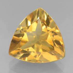 Natural Mined Trillion Citrine 7.95mm 1.860cts