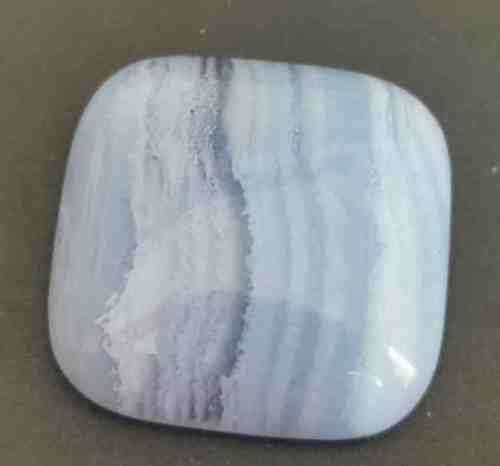 Natural Mined Cushion  Agate Lace  20mm 22cts