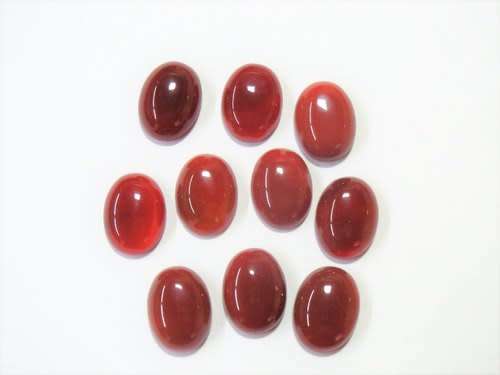 Natural Mined oval Red Agate  8.1 x 6.1mm 1.3cts