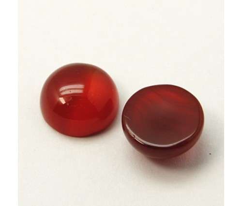 Natural Mined round Agate Red 6.2mm 0.800 - 1.000cts
