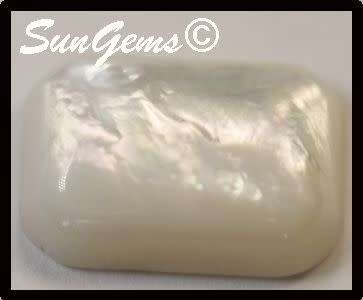 Natural Mined Cushion Mother of pearl  10 x 14mm  5.00cts