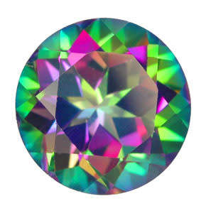Natural Mined Mystic Topaz 9mm 2.10cts