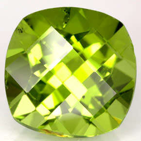 Natural Mined Cushion Peridot 5.0 - 5.5 mm 0.60cts