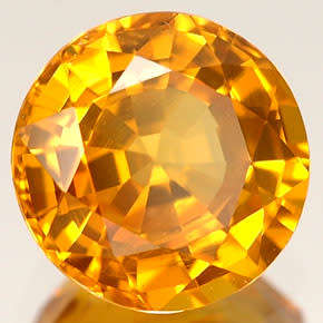 Natural Mined Round yellow sapphire 3.70mm 0.235cts