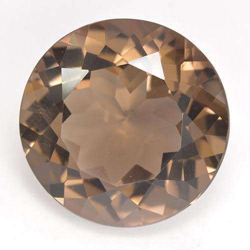 Natural Mined round smoke  Quartz 7.1 mm 1.000 - 1.300cts
