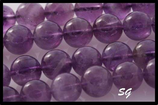 Natural Amethyst gemstone beads 6mm