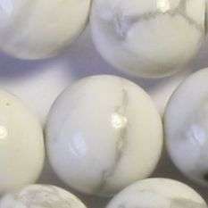 Natural Howlite beads 6mm