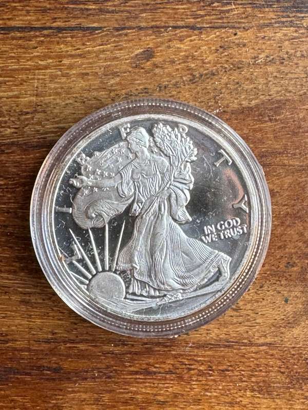 USA silver Liberty