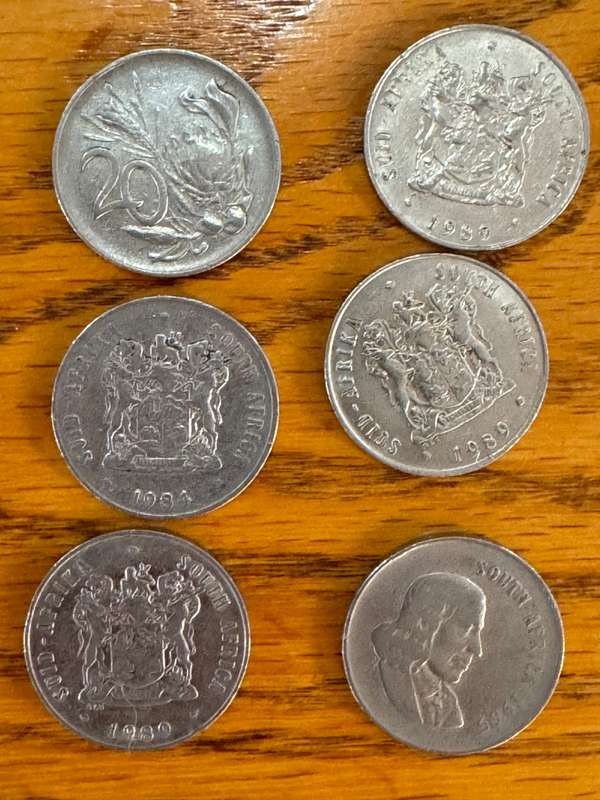 Old Republic of South Africa coins