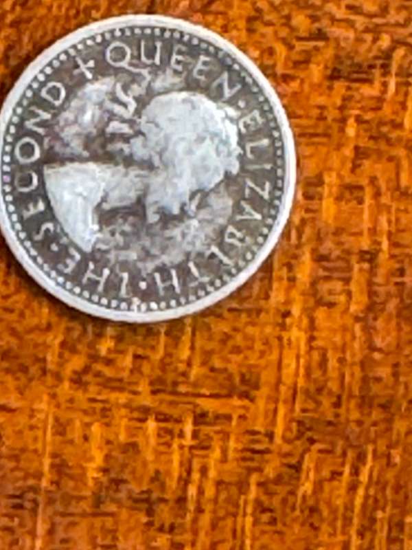 Various old South African coins