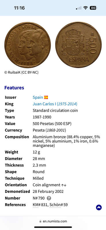 Various European old coins
