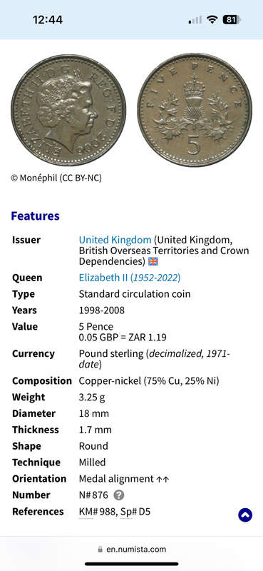 Various European old coins