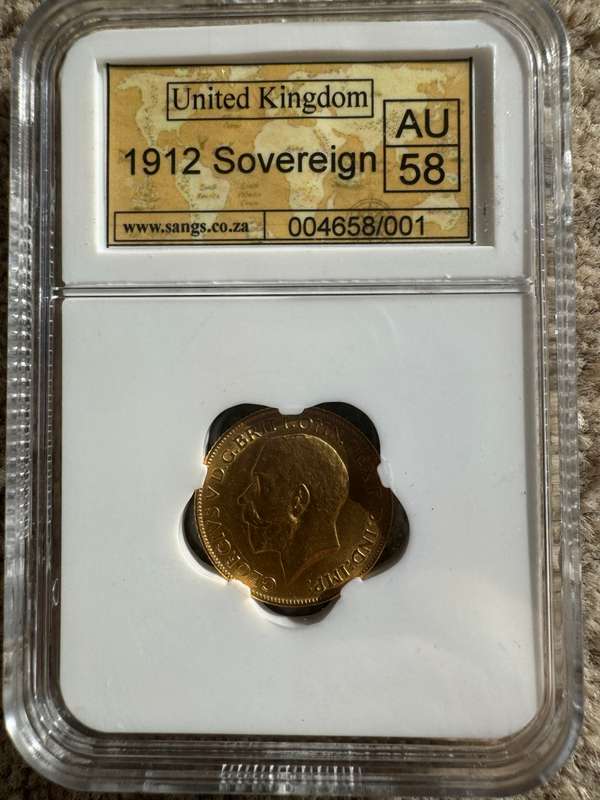 1912 GB Sovereign AU58