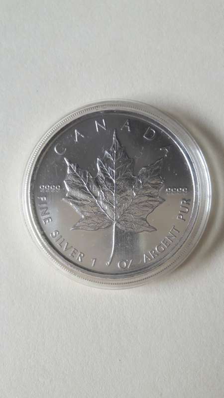 Canadian Maple Leaf 1 Oz Silver