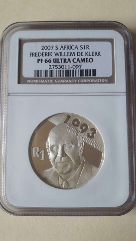 2007 Protea R1 De Klerk PF66 Ultra Cameo NGC Graded !!