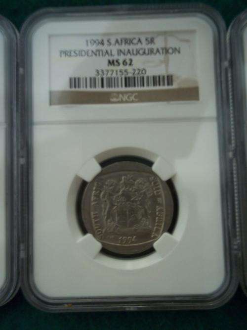 1994 Presidential Inauguration R5 !!!!! NGC Graded !!! MS 62