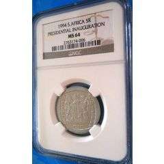 1994 Presidential Inauguration R5 !!!!! NGC Graded !!! MS 64