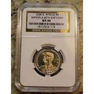 2008 Mandela 90th R5 !!!! MS66 SANGS Graded