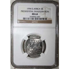 1994 Presidential Inauguration R5 !!!!! NGC Graded !!! MS 64
