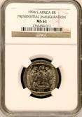 1994 Presidential Inauguration R5 !!!!! NGC Graded !!! MS 63