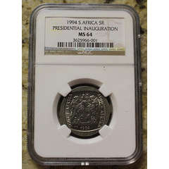 1994 Presidential Inauguration R5 !!!!! NGC Graded !!! MS 64