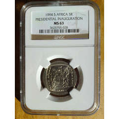 1994 Presidential Inauguration R5 !!!!! NGC Graded !!! MS 63