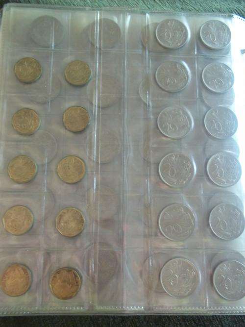Coin Album !! +/- 70% Full of Coins !! FREE SHIPPING