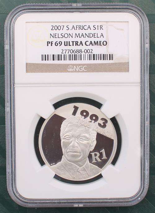 2007 Protea R1 Mandela PF69 Ultra Cameo !!!