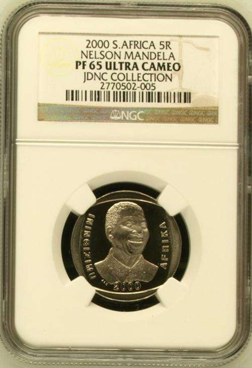 2000 Mandela R5 PF65 Ultra Cameo !! Only 652 Graded PF65UC !!!!
