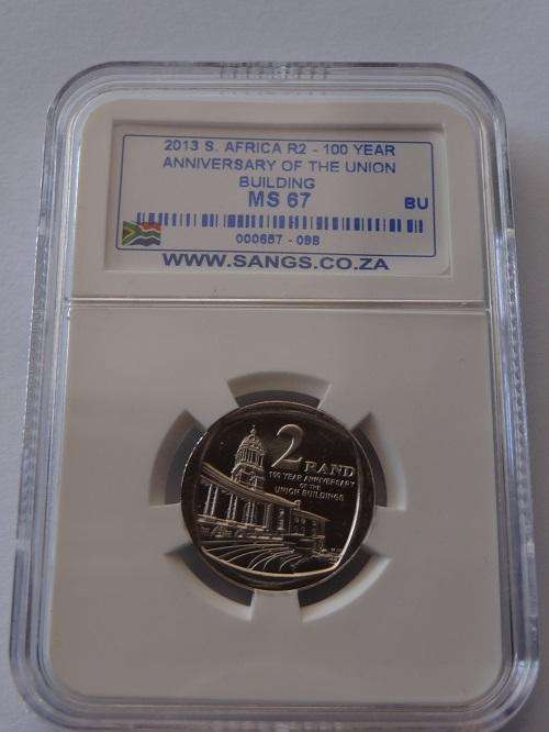 2013 R2 100 Year Anniversary of the Union Building !! SANGS Graded MS67 !! First on Bid Or Buy !!