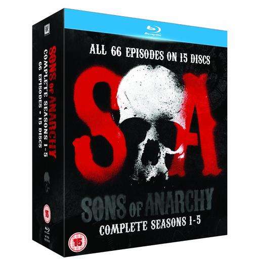 Sons of Anarchy: Seasons 1-5 (Blu-ray) *****Free Shipping*****