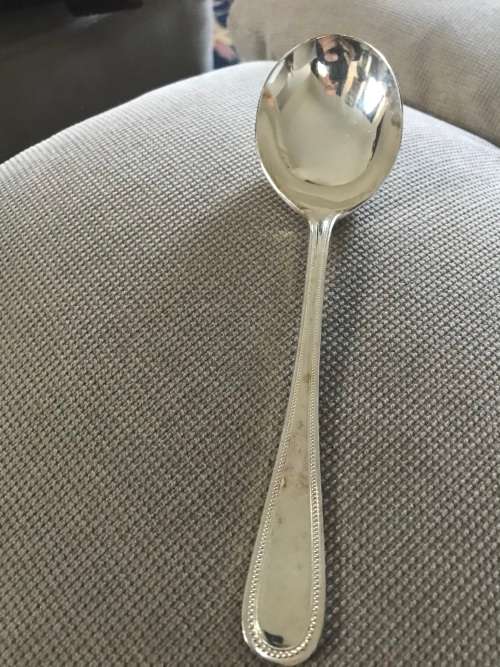 silver plated cutlery set,