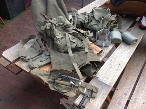 SADF Kit bag including Gun Cleaning Kit