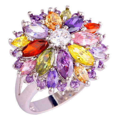 Cocktail Flower Ring
