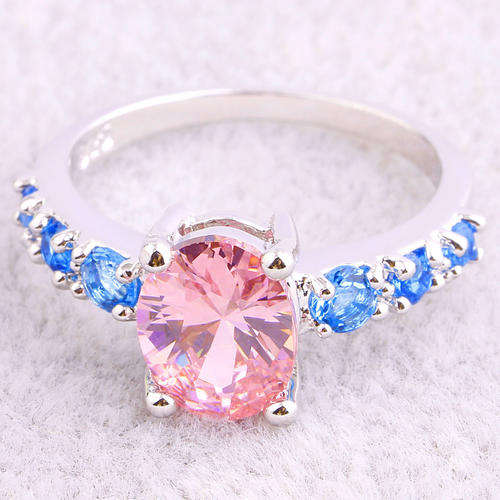 Pink Topaz Ring Simply Stunning