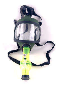 Party GAS Mask bong Water Acrylic Smoking Pipe