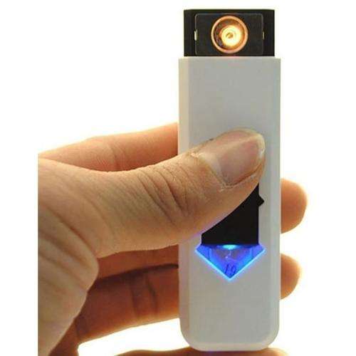 Electronic USB Cigar Cigarette Lighter Windproof Rechargeable Flameless Light