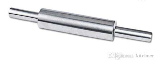 STAINLESS STEEL 43CM ROLLING PIN
