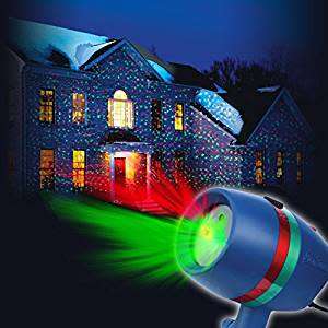 Star Shower Motion Laser Light by BulbHead - Indoor Outdoor Laser Light for Hassle-Free Holiday Deco